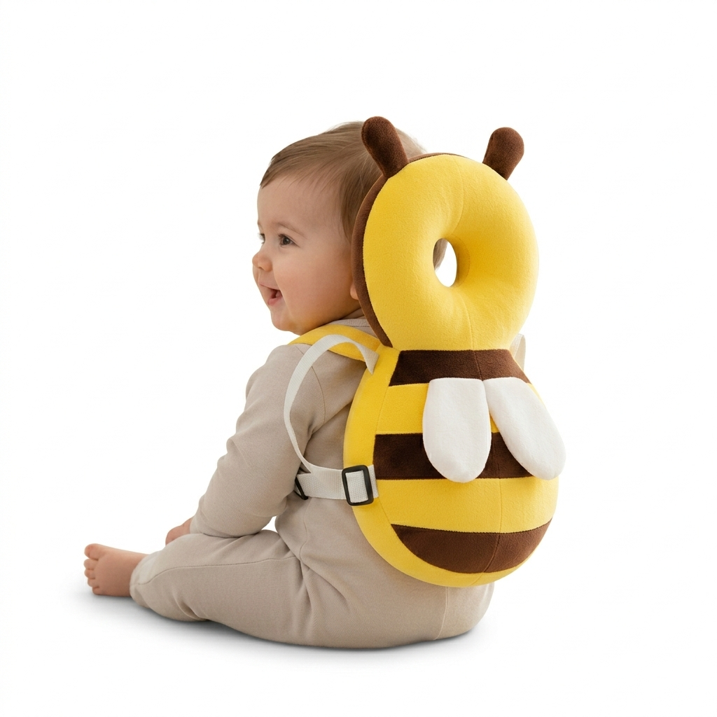 Baby Head Protection Cushion (Bee Design)