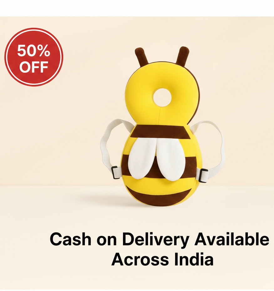 Baby Head Protection Cushion (Bee Design)