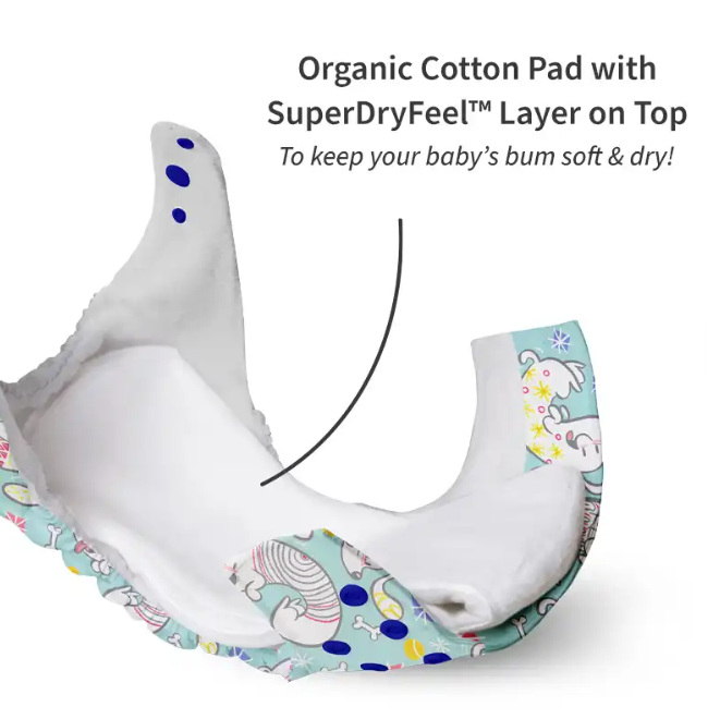 Reusable Baby Cloth Diaper PACK OF 4