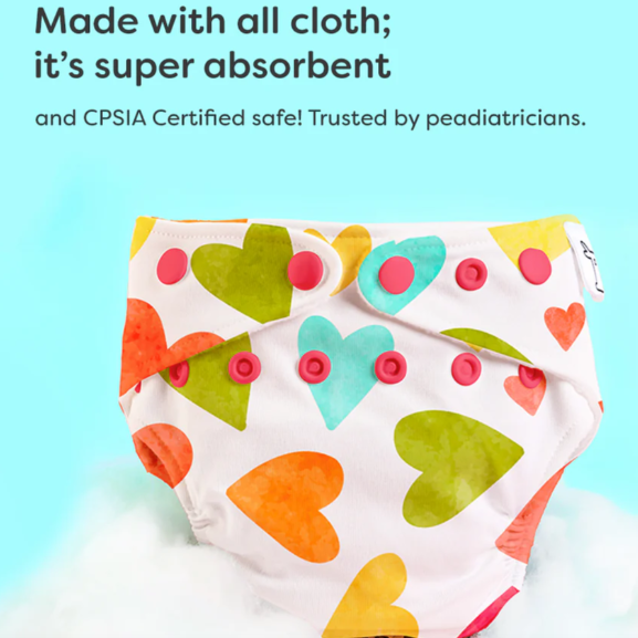 Reusable Baby Cloth Diaper PACK OF 4