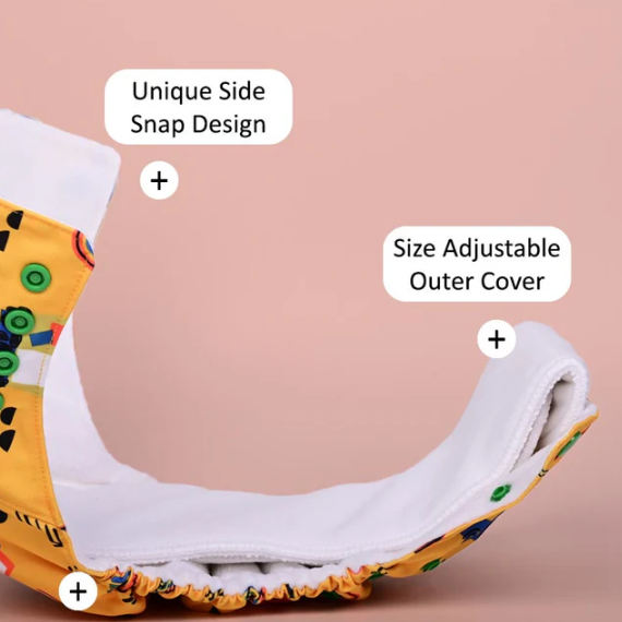 Reusable Baby Cloth Diaper PACK OF 4